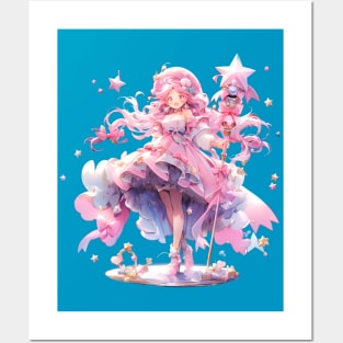 Kawaii Magical Girl Transform Posters and Art